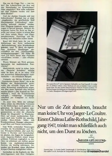 JAEGER-LE COULTRE-18K.-1980-Reklame-Werbung-genuine Advert-La publicité-nl