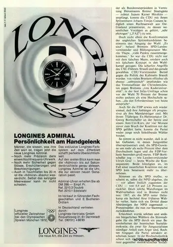 LONGINES-2010.1-1971-Reklame-Werbung-genuine Advert-La publicité-nl-Versand