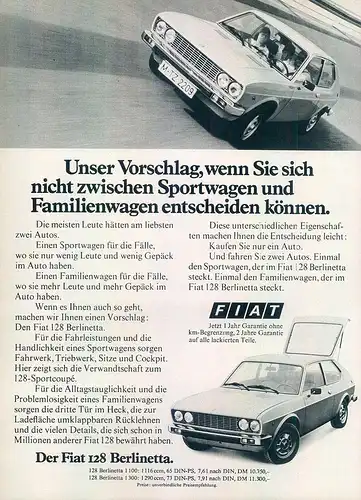 Fiat-128-Berlinetta-1975-Reklame-Werbung-genuineAdvertising-nl-Versandhandel