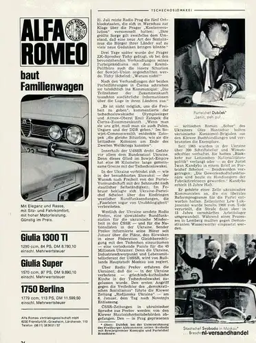 ALFA ROMEO-GIULIA-GT-´68-Reklame-Werbung-genuine Advert-La publicité-nlVersand