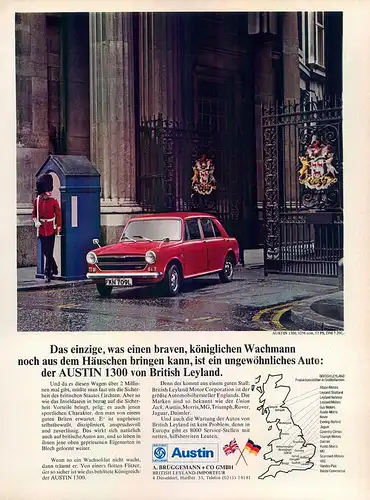 Austin-1300-1973-Reklame-Werbung-genuineAdvertising - nl-Versandhandel