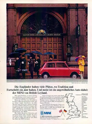 Mini-1000-1973-Reklame-Werbung-genuineAdvertising - nl-Versandhandel 