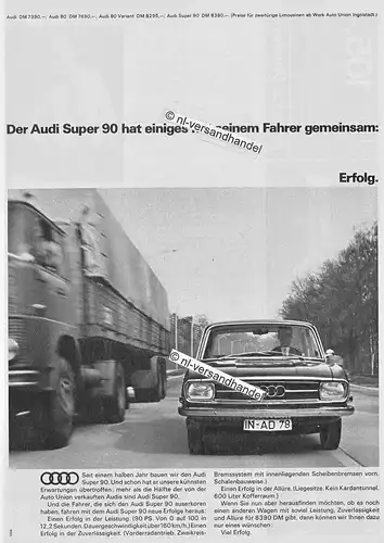 Audi-Super90-01-1967-Reklame-Werbung-genuine Advertising- nl-Versandhandel