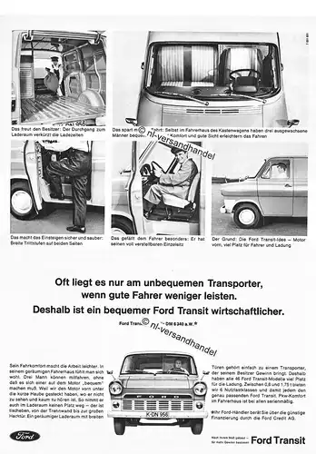 Ford-Transit-01-1967-Reklame-Werbung-genuine Advertising- nl-Versandhandel 