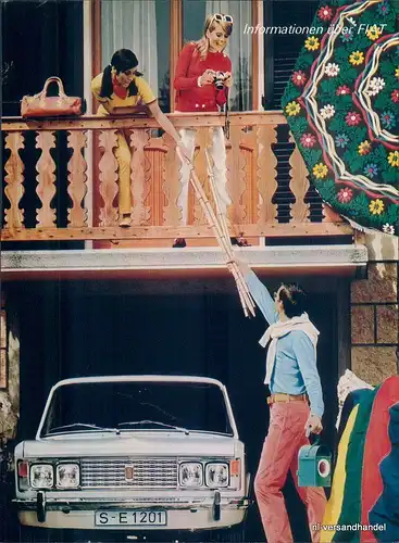 Fiat-125-Berlina-69-Reklame-Werbung-genuine Advert-La publicité-nl-Versandhandel