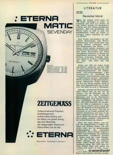 ETERNA-MATIC-3-1971-Reklame-Werbung-genuine Advert-La publicité-nl-Versandhandel