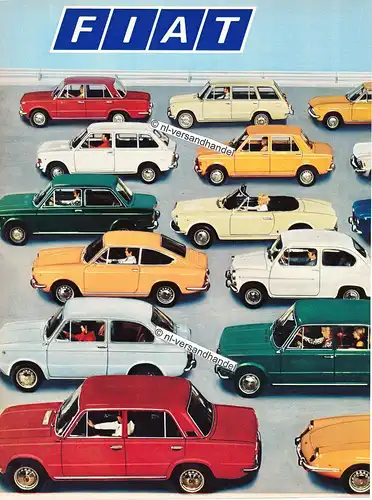 Fiat-Programm-1971-Reklame-Werbung-genuineAdvertising - nl-Versandhandel