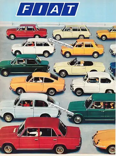Fiat-Programm-1971-Reklame-Werbung-genuineAdvertising - nl-Versandhandel 