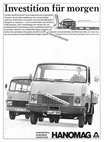 Hanomag-1967-Reklame-Werbung-genuine Advertising- nl-Versandhandel 