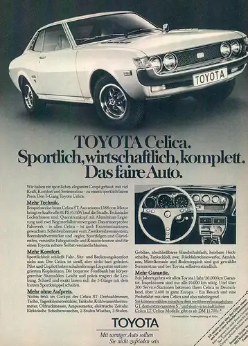 Toyota-Celica-1600-1975-Reklame-Werbung-genuineAdvertising-nl-Versandhandel