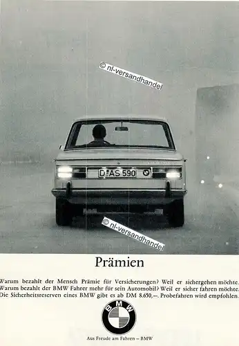 BMW-2000-tilux-1967-Reklame-Werbung-genuine Advertising- nl-Versandhandel