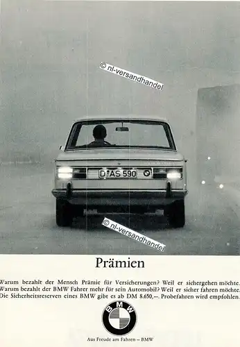 BMW-2000-tilux-1967-Reklame-Werbung-genuine Advertising- nl-Versandhandel 