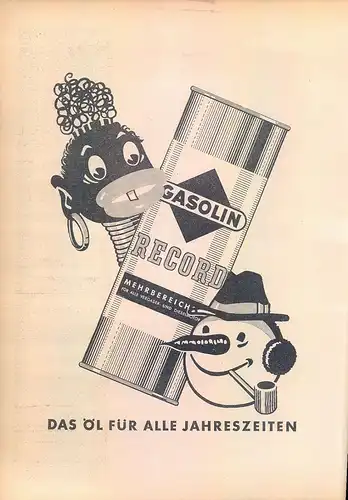 Gasolin-1960-Benzin-Reklame-Werbung-vintage petrol print ad-Vintage Publicidad