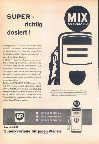 BP-1960-III-Benzin-Reklame-Werbung-vintage petrol print ad-Vintage Publicidad