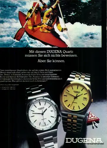 DUGENA-TROPICA-1980-Reklame-Werbung-genuine Advert-La publicité-nl-Versandhandel