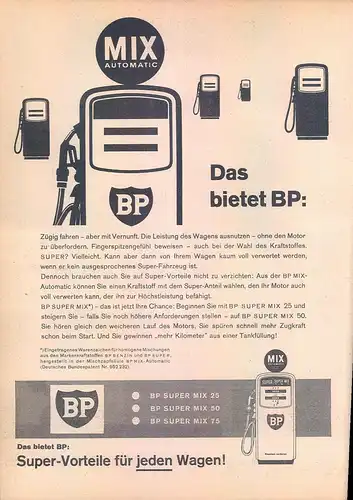 BP-1960-II-Benzin-Reklame-Werbung-vintage petrol print ad-Vintage Publicidad