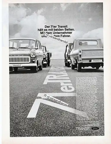 Ford-Transit-1971-04-Reklame-Werbung-genuineAdvertising - nl-Versandhandel