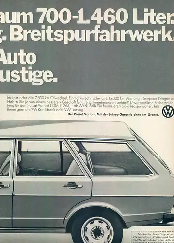 VW-Passat-Variant-1975-II-Reklame-Werbung-genuineAdvertising-nl-Versandhandel