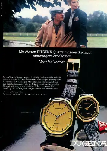 DUGENA-A1214.020-1980-Reklame-Werbung-genuine Advert-La publicité-nl-Versand