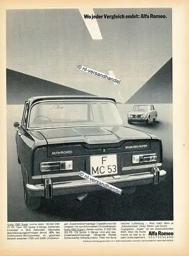 Alfa-Romeo-Giulia-1971-01-Reklame-Werbung-genuine Advertising -nl-Versandhandel