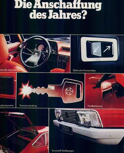 Chrysler-Simca-1307-1975-Reklame-Werbung-genuineAdvertising-nl-Versandhandel