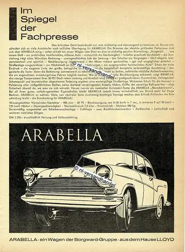 Lloyd-Arabella-1960-Reklame-Werbung-genuine Advertising -nl-Versandhandel