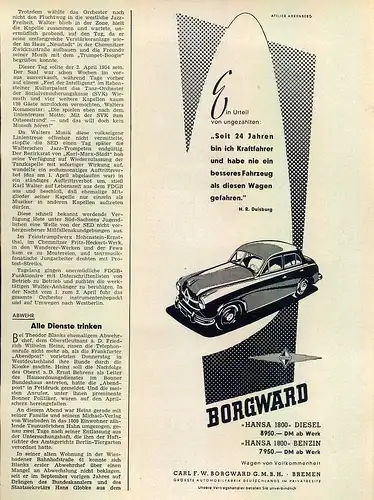 Borgward-Hansa-1954-Reklame-Werbung-genuine Advert-La publicité-nl-Versandhandel