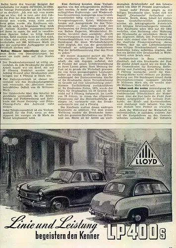 Lloyd-1954-Reklame-Werbung-genuine Advert-La publicité-nl-Versandhandel