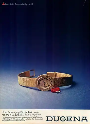 Dugena-Flair-1970-Reklame-Werbung-vintage print ad-Vintage Publicidad-老式平面广告