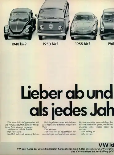 VOLKSWAGEN-FAMILIE-1971-Reklame-Werbung-genuine Ad-La publicité-nl-Versandhandel