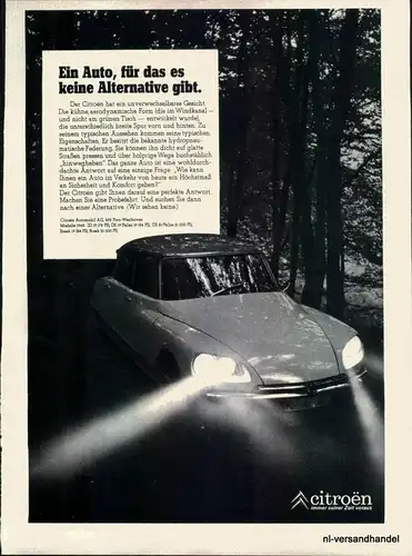CITROEN-ID-1968-Reklame-Werbung-genuine Ad-La publicité-nl-Versandhandel