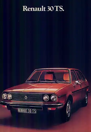 Renault-30-TS-1975-II-Reklame-Werbung-genuineAdvertising-nl-Versandhandel