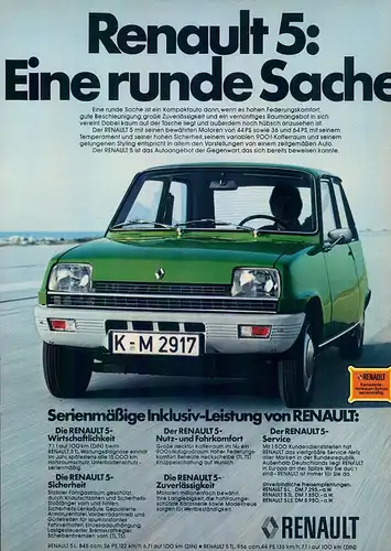 Renault-R5-1975-Reklame-Werbung-genuineAdvertising-nl-Versandhandel