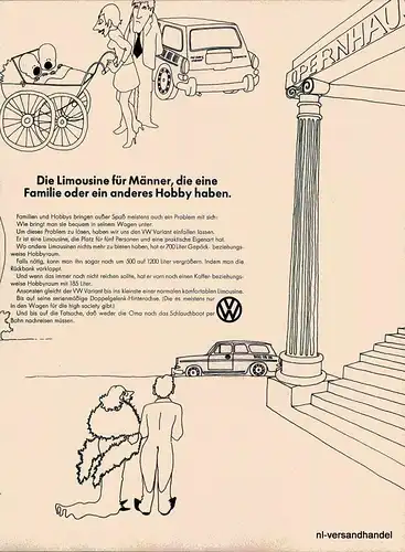 VW1600-1968-Reklame-Werbung-genuine Ad-La publicité-nl-Versandhandel