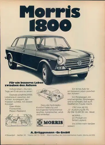 Austin-1800-1971-Reklame-Werbung-genuine Advert-La publicité-nl-Versandhandel