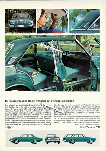 Ford-Taunus-17M-1965-02-Reklame-Werbung-genuine Advertising- nl-Versandhandel 