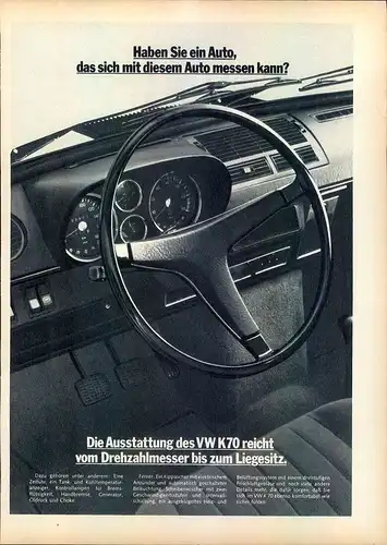 VW-K70-1971-III-Reklame-Werbung-genuine Advert-La publicité-nl-Versandhandel