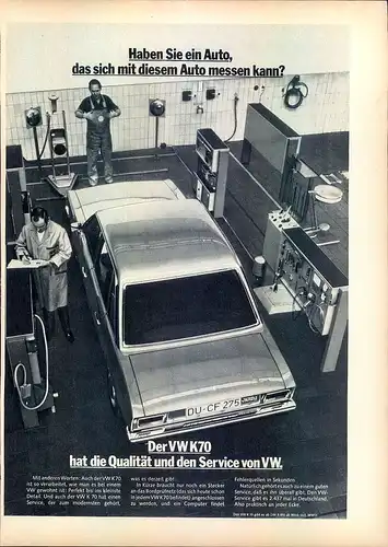 VW-K70-1971-III-Reklame-Werbung-genuine Advert-La publicité-nl-Versandhandel