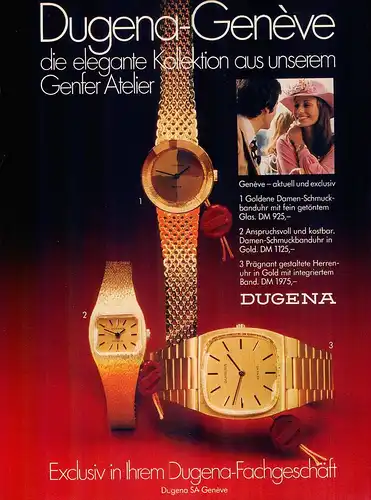 Dugena-Damen-Schmuckbanduhr-Reklame-Werbung-genuineAdvertising-nl-Versandhandel 