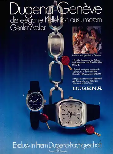 Dugena-Genève-Automatic-Reklame-Werbung-genuineAdvertising-nl-Versandhandel