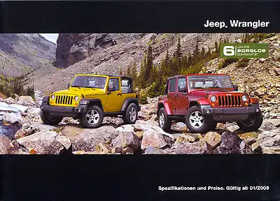 Jeep - Wrangler - Rubicon - Sport - Preise - 01/09 - Deutsch - nl-Versandhandel