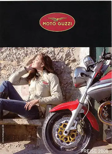 Moto Guzzi  - Preisliste  2006   - Deutsch -  nl-Versandhandel