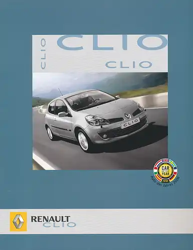 Renault -  Clio  -  Prospekt  - 09/2006  -  Deutsch - nl-Versandhandel