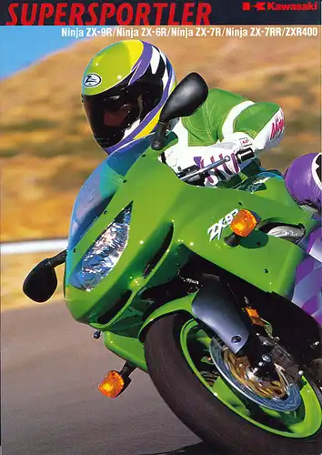 Kawasaki - Supersportler - Prospekt -10/98 - Deutsch -   nl-Versandhandel