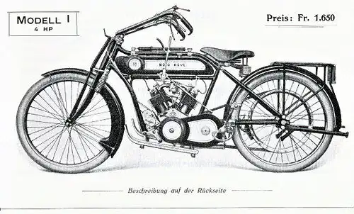  La Moto-Rêve  -  Prospekt - 1914  - Deutsch -  nl-Versandhandel