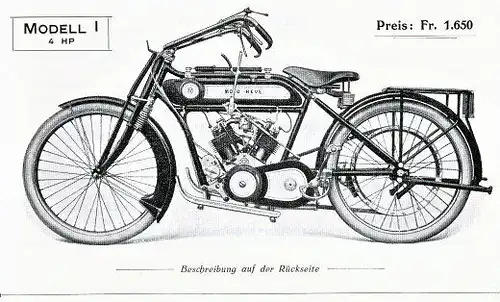 Moto Reve - Motorrad-Programm -  Prospekt  - 1914 - Deutsch -  nl-Versandhandel