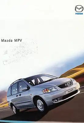 Mazda -  MPV -  Prospekt  - 07/2001  - Deutsch -   nl-Versandhandel
