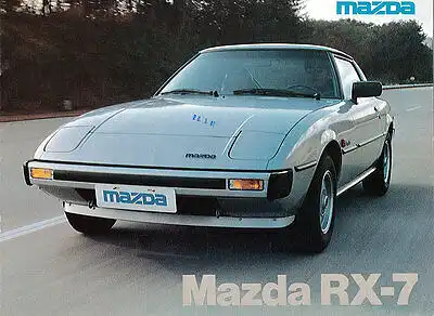 Mazda -  RX-7 - Prospekt  - 12/1979 - ch / france -   nl-Versandhandel