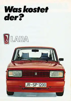 Lada  - Nova jr. Spezial   -  Prospekt  - 09/83 -  Deutsch - nl-Versandhandel