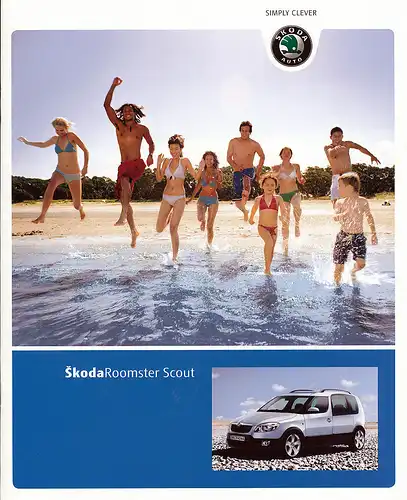 Skoda - Roomster - Scout - Prospekt - 11/08 - Deutsch - nl-Versandhandel